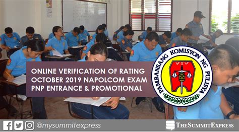 napolcom verification of rating online|VERIFICATION OF RATING – NAPOLCOM Exam Result October 2019 .